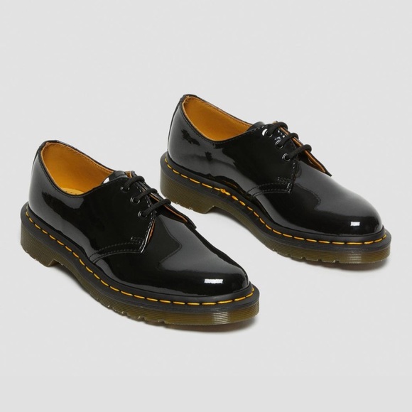 DR. MARTENS PATENT LEATHER OXFORD SHOES - Picture 2 of 4